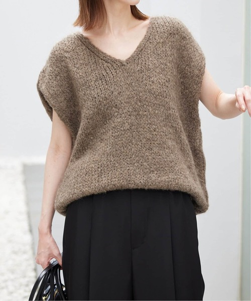 TRICOTS JEAN MARC(トリコットジーンマルク)の「《追加》TRICOTS JEAN MARC/トリコットジーンマルク VNベスト VARTOUI(ニット/セーター・レディース・ブラウン/ベージュ系その他・FREE)」の17枚目の写真