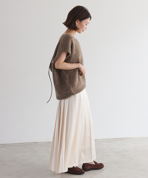 TRICOTS JEAN MARC(トリコットジーンマルク)の「《追加》TRICOTS JEAN MARC/トリコットジーンマルク VNベスト VARTOUI(ニット/セーター・レディース・ブラウン/ベージュ系その他・FREE)」の20枚目の写真
