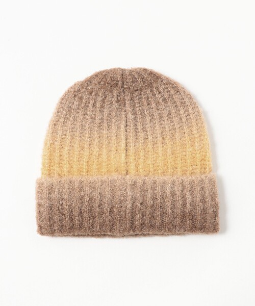 BEAMS HEART（ビームスハート）の「【ユニセックス】アソート グラデーション ニット帽（ニットキャップ/ビーニー・メンズ・ベージュ/ブラウン・ONE SIZE）」の8枚目の写真