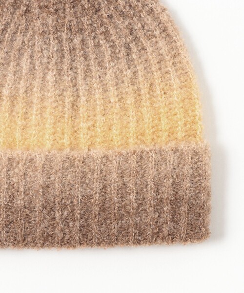 BEAMS HEART（ビームスハート）の「【ユニセックス】アソート グラデーション ニット帽（ニットキャップ/ビーニー・メンズ・ベージュ/ブラウン・ONE SIZE）」の9枚目の写真
