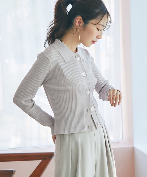 La boutique BonBon ラメポロニット ピンク【完売品】 ラメポロニット | La boutique BonBon(ラブティックボンボン