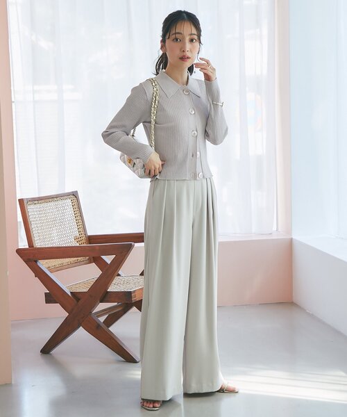 La boutique BonBon ラメポロニット ピンク【完売品】 La boutique BonBon（ラブティックボンボン）の「【名品・復刻