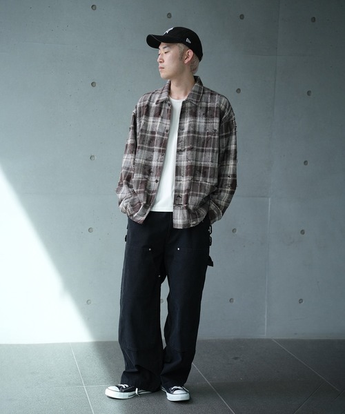 RATTLE TRAP（ラトルトラップ）の「12ozコットンダックダブルニーペインターパンツ（その他パンツ・メンズ・カーキ/ブラック/キャメル・M/L）」の5枚目の写真