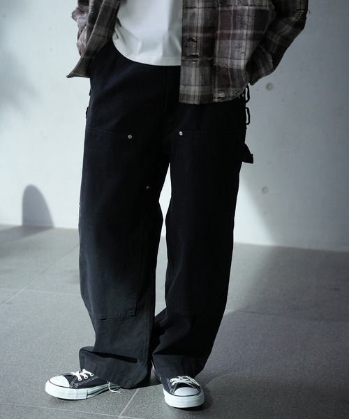 RATTLE TRAP（ラトルトラップ）の「12ozコットンダックダブルニーペインターパンツ（その他パンツ・メンズ・カーキ/ブラック/キャメル・M/L）」の7枚目の写真