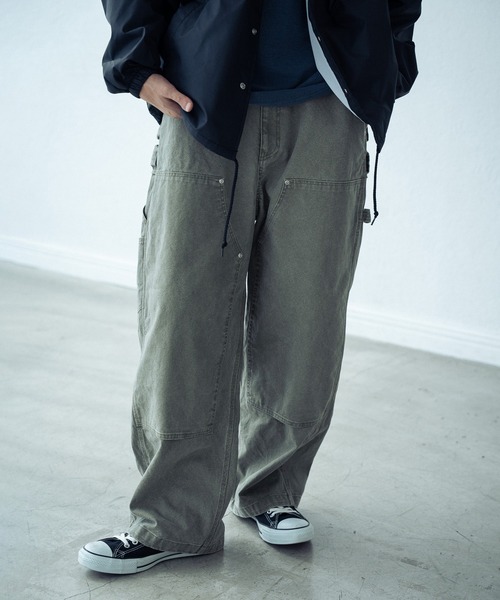 RATTLE TRAP（ラトルトラップ）の「12ozコットンダックダブルニーペインターパンツ（その他パンツ・メンズ・カーキ/ブラック/キャメル・M/L）」の13枚目の写真