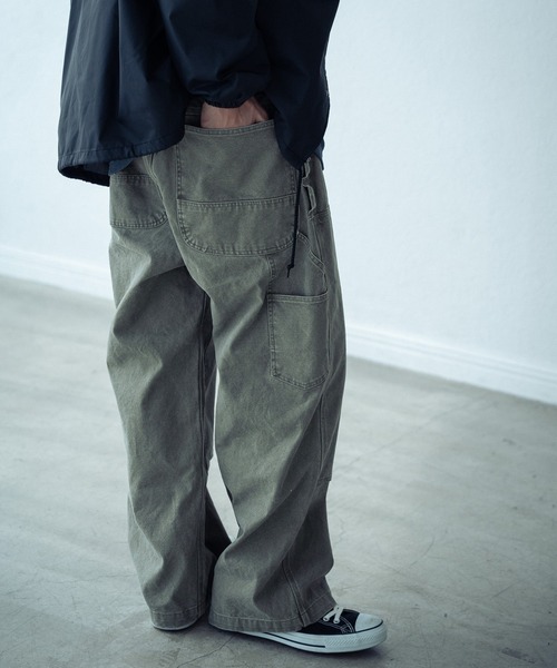 RATTLE TRAP（ラトルトラップ）の「12ozコットンダックダブルニーペインターパンツ（その他パンツ・メンズ・カーキ/ブラック/キャメル・M/L）」の16枚目の写真