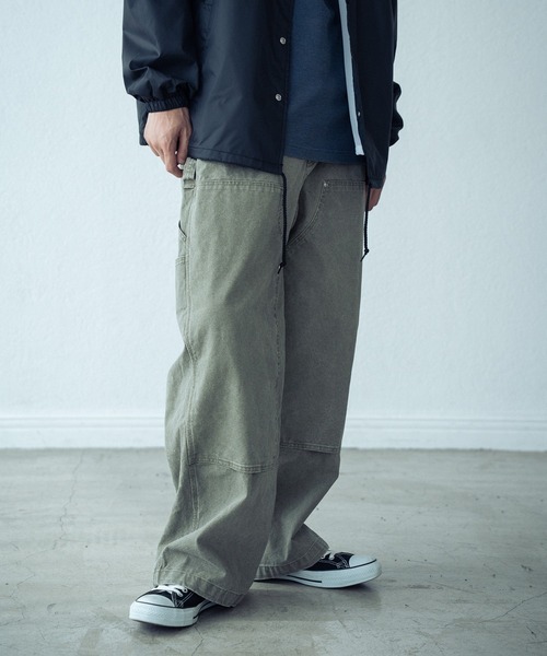 RATTLE TRAP（ラトルトラップ）の「12ozコットンダックダブルニーペインターパンツ（その他パンツ・メンズ・カーキ/ブラック/キャメル・M/L）」の17枚目の写真