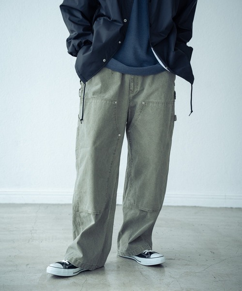 RATTLE TRAP（ラトルトラップ）の「12ozコットンダックダブルニーペインターパンツ（その他パンツ・メンズ・カーキ/ブラック/キャメル・M/L）」の18枚目の写真