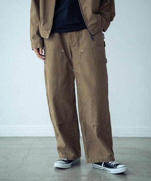 RATTLE TRAP（ラトルトラップ）の「12ozコットンダックダブルニーペインターパンツ（その他パンツ・メンズ・カーキ/ブラック/キャメル・M/L）」の21枚目の写真