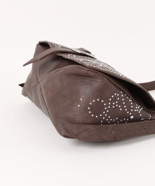 Desigual(デシグアル)の「Studded paisley shoulder bag / スタッドペイズリーショルダーバッグ(ハンドバッグ・レディース・ブラウン・FREE)」の3枚目の写真