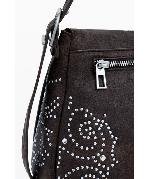 Desigual(デシグアル)の「Studded paisley shoulder bag / スタッドペイズリーショルダーバッグ(ハンドバッグ・レディース・ブラウン・FREE)」の8枚目の写真
