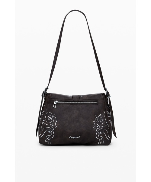 Desigual(デシグアル)の「Studded paisley shoulder bag / スタッドペイズリーショルダーバッグ(ハンドバッグ・レディース・ブラウン・FREE)」の7枚目の写真