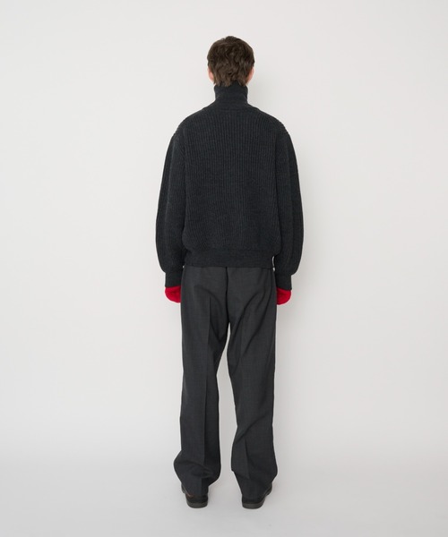 JOHN MASON SMITH（ジョンメイソンスミス）の「JOHN MASON SMITH 5G WOOL DRIVERS KNIT (25WKN-#930S)（ニット/セーター・メンズ・チャコールグレー・LARGE/MEDIUM）」の5枚目の写真