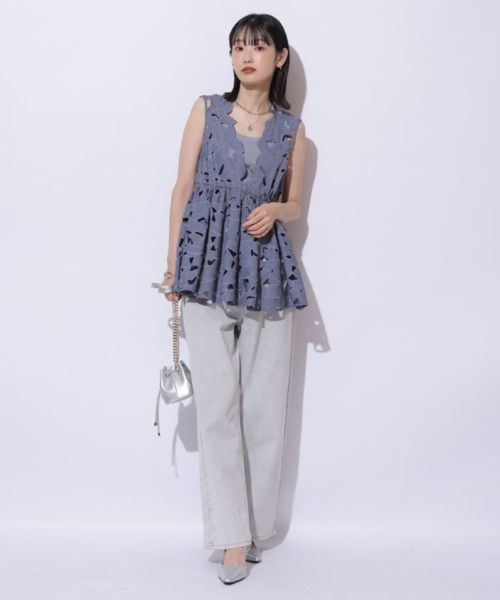 Mystrada チュニックブラウス 2色展開 Mystrada チュニックブラウス 2色展開 レディース