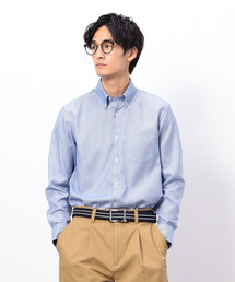 COMME CA ISM | コンパクト千鳥柄 釦ダウンドレスシャツ(シャツ/ブラウス)