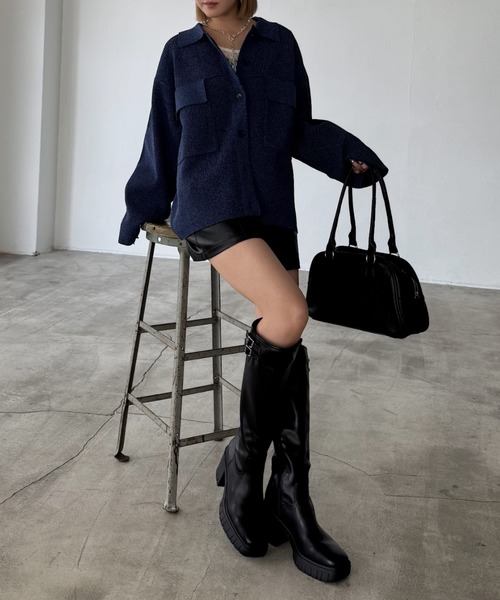 ★新作８点★フーページ★ サイドバックルロングブーツ（ブーツ）｜PAGEBOY（ページボーイ）の