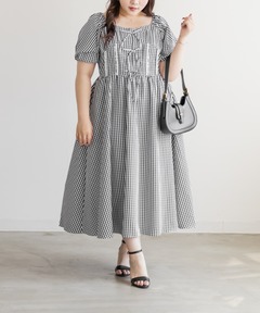 POLOBCSコラボ】コルセットスウィッチングシャツワンピース