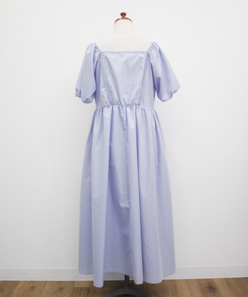 CLETTE(クレット)の「CLETTEオリジナルレース使いピンタックワンピース(ワンピース・レディース・ブルー/ブラック/ブラック系その他・LL/3L/4L)」の21枚目の写真