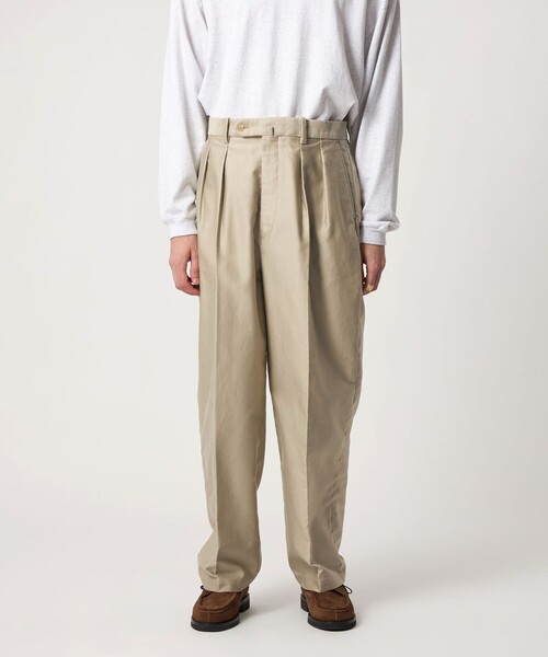 Steven Alan＞ カベ モールスキン インツープリーツ ドレス