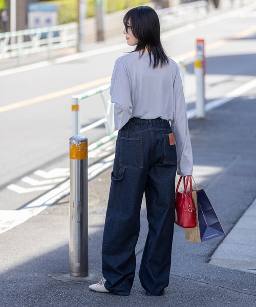 ヴィンテージ加工 カーブシルエットペインターデニムパンツ【THE CRAFT