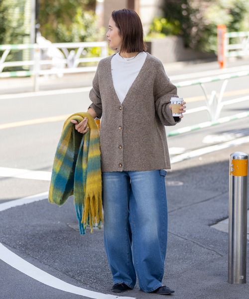 ヴィンテージ加工 カーブシルエットペインターデニムパンツ【THE CRAFT