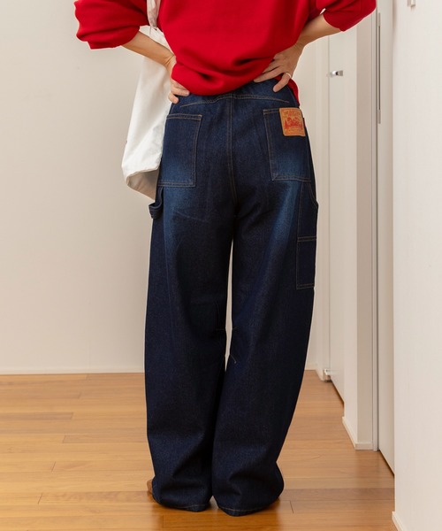 最終価格【美品】【希少】ヴィンテージ加工ジーンズ ヴィンテージ加工 カーブシルエットペインターデニムパンツ【THE CRAFT