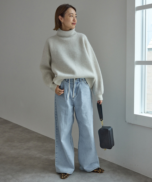 LEE/リー SLOBE別注 タックワイドデニム（デニムパンツ）｜Lee（リー