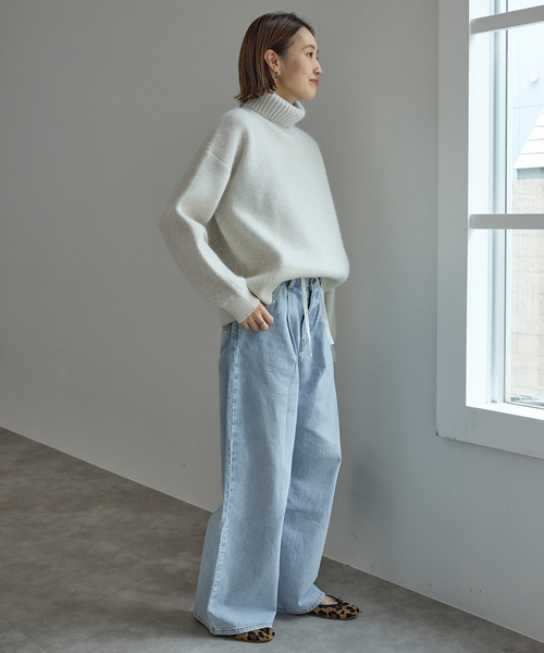 LEE/リー SLOBE別注 タックワイドデニム（デニムパンツ）｜Lee（リー