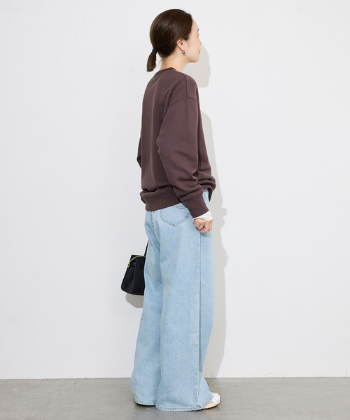 Lee(リー)の「LEE/リー SLOBE別注 タックワイドデニム(デニムパンツ・レディース・サックスブルー・38/36)」の22枚目の写真