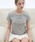 Birthday roomio[XfC[j́uԕw[lbNT/small floral pattern henry neck t-shirtiTVc/Jbg\[jvbO[