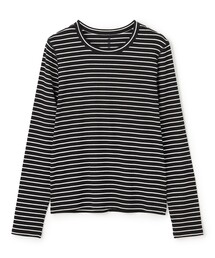 コットンカシミヤ クルーネックカットソー