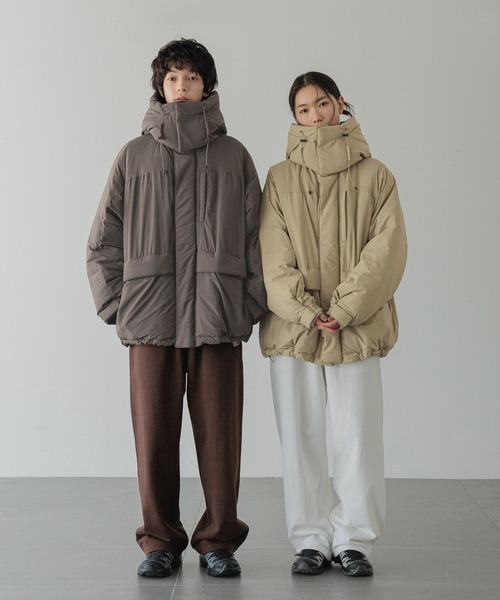 ブートレガーズ ツートンサーマルWOODSTOCK LFM(U)】エアサーマル2WAYパーカー 587863（ダウンジャケット