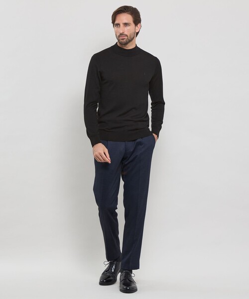MACKINTOSH LONDON(マッキントッシュ ロンドン)の「14ゲージウォッシャブルウールモックネックニット(ニット/セーター・メンズ・ブルー/ブラック/ネイビー/パープル系その他4・L/XL/M)」の9枚目の写真