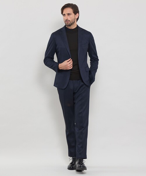 MACKINTOSH LONDON(マッキントッシュ ロンドン)の「14ゲージウォッシャブルウールモックネックニット(ニット/セーター・メンズ・ブルー/ブラック/ネイビー/パープル系その他4・L/XL/M)」の10枚目の写真