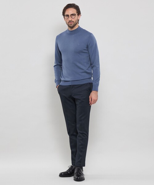 MACKINTOSH LONDON(マッキントッシュ ロンドン)の「14ゲージウォッシャブルウールモックネックニット(ニット/セーター・メンズ・ブルー/ブラック/ネイビー/パープル系その他4・L/XL/M)」の11枚目の写真