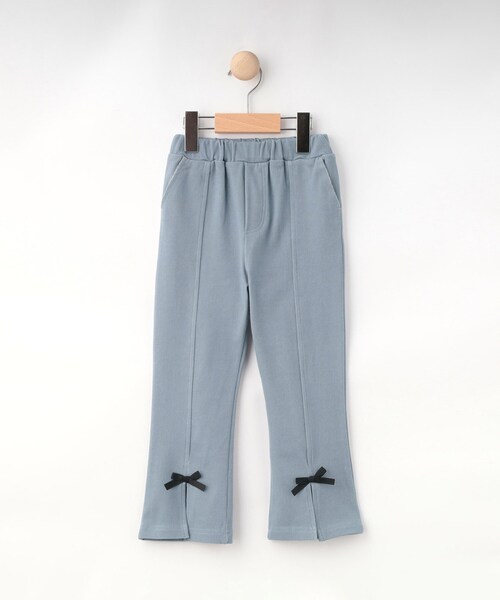 SHOO・LA・RUE（シューラルー）の「【100-150cm】デニム風ジャージフレアパンツ（その他パンツ・キッズ・サックスブルー/ブルー系その他・15 /14/13/12/11/10）」の3枚目の写真