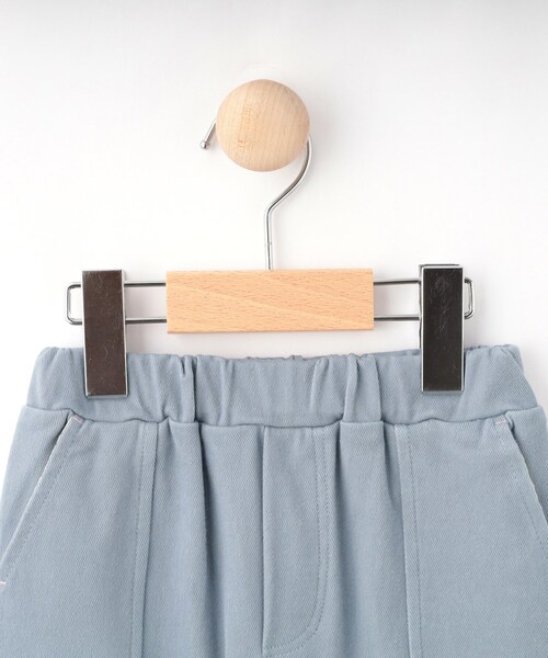 SHOO・LA・RUE（シューラルー）の「【100-150cm】デニム風ジャージフレアパンツ（その他パンツ・キッズ・サックスブルー/ブルー系その他・15 /14/13/12/11/10）」の5枚目の写真
