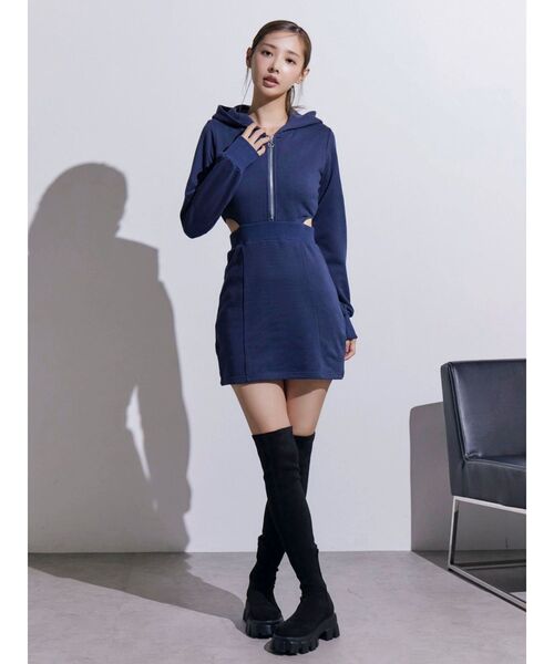 EATME（イートミー）の「E/Mスエードニーハイブーツ（ブーツ・レディース・ブラック・L/M）」の11枚目の写真