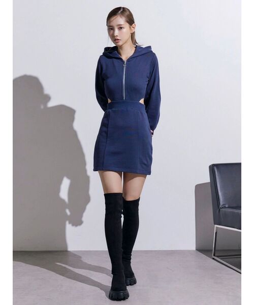 EATME（イートミー）の「E/Mスエードニーハイブーツ（ブーツ・レディース・ブラック・L/M）」の12枚目の写真