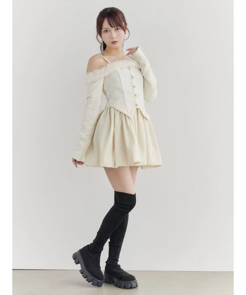 EATME（イートミー）の「E/Mスエードニーハイブーツ（ブーツ・レディース・ブラック・L/M）」の20枚目の写真