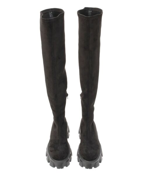 EATME（イートミー）の「E/Mスエードニーハイブーツ（ブーツ・レディース・ブラック・L/M）」の8枚目の写真