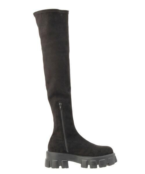 EATME（イートミー）の「E/Mスエードニーハイブーツ（ブーツ・レディース・ブラック・L/M）」の6枚目の写真