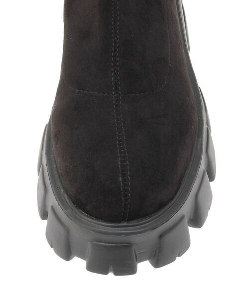 EATME（イートミー）の「E/Mスエードニーハイブーツ（ブーツ・レディース・ブラック・L/M）」の4枚目の写真