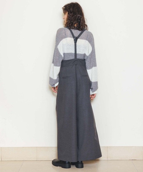 MARECHAL TERRE(マルシャルテル)の「タックワイドサロペット(その他パンツ・レディース・グレー/カーキ・FREE)」の5枚目の写真