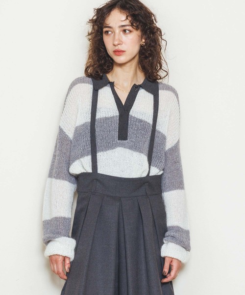 MARECHAL TERRE(マルシャルテル)の「タックワイドサロペット(その他パンツ・レディース・グレー/カーキ・FREE)」の7枚目の写真