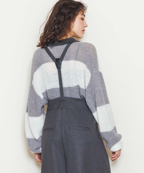 MARECHAL TERRE(マルシャルテル)の「タックワイドサロペット(その他パンツ・レディース・グレー/カーキ・FREE)」の9枚目の写真