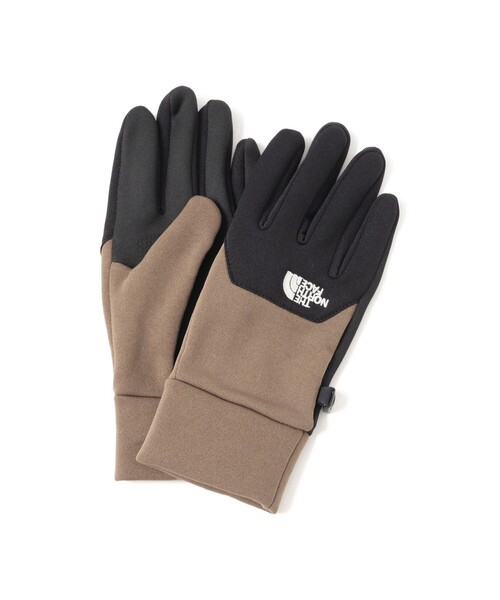 BEAMS BOY(ビームスボーイ)の「THE NORTH FACE / イーチップ グローブ(手袋・レディース・ブラック/オリーブ・SMALL)」の2枚目の写真