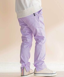 Noeil aime BeBe（ノイユエイムベベ）の「リボン付きストレッチツイルスリムパンツ（その他パンツ）」