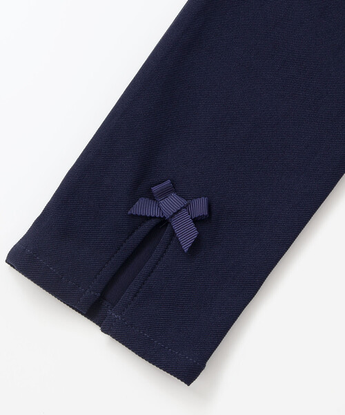 Noeil aime BeBe（ノイユエイムベベ）の「リボン付きストレッチツイルスリムパンツ（その他パンツ・キッズ・ネイビー/パープル・110cm/90cm/100cm/120cm/130cm）」の12枚目の写真