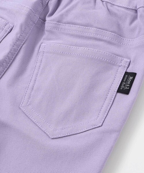 Noeil aime BeBe（ノイユエイムベベ）の「リボン付きストレッチツイルスリムパンツ（その他パンツ・キッズ・ネイビー/パープル・110cm/90cm/100cm/120cm/130cm）」の18枚目の写真